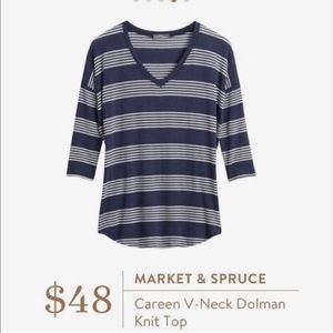 Market and Spruce Stripe Sweater Size S